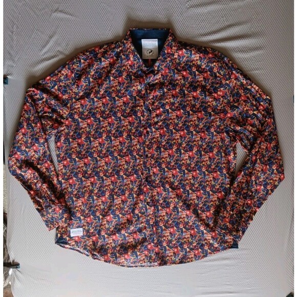 A Fish Named Fred Shirt Jazz Musician Saxophone Music Art Bold Flare Mens XXL - Picture 1 of 7